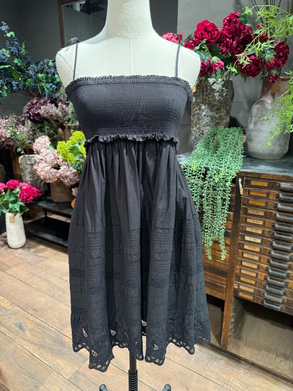 ALL SAINTS smocked sundress size 4